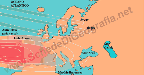 I venti caldi che soffiano sull'Europa in estate